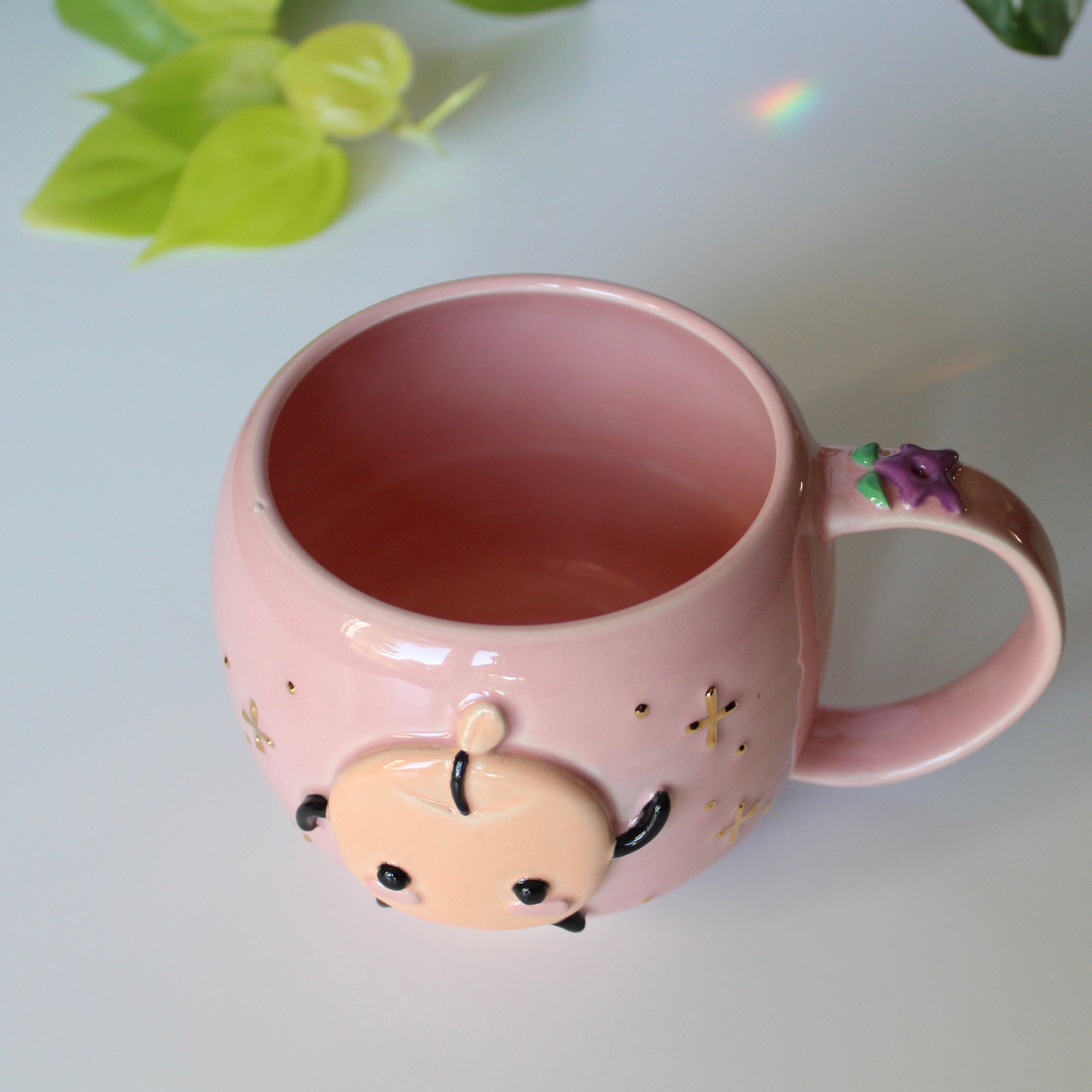 Junimo Mug - 18oz Pink & Peach - Second