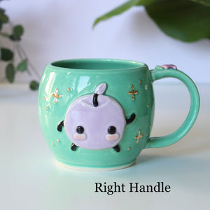⭐️PREORDER: Purple Junimo - Teal Mug - 18oz
