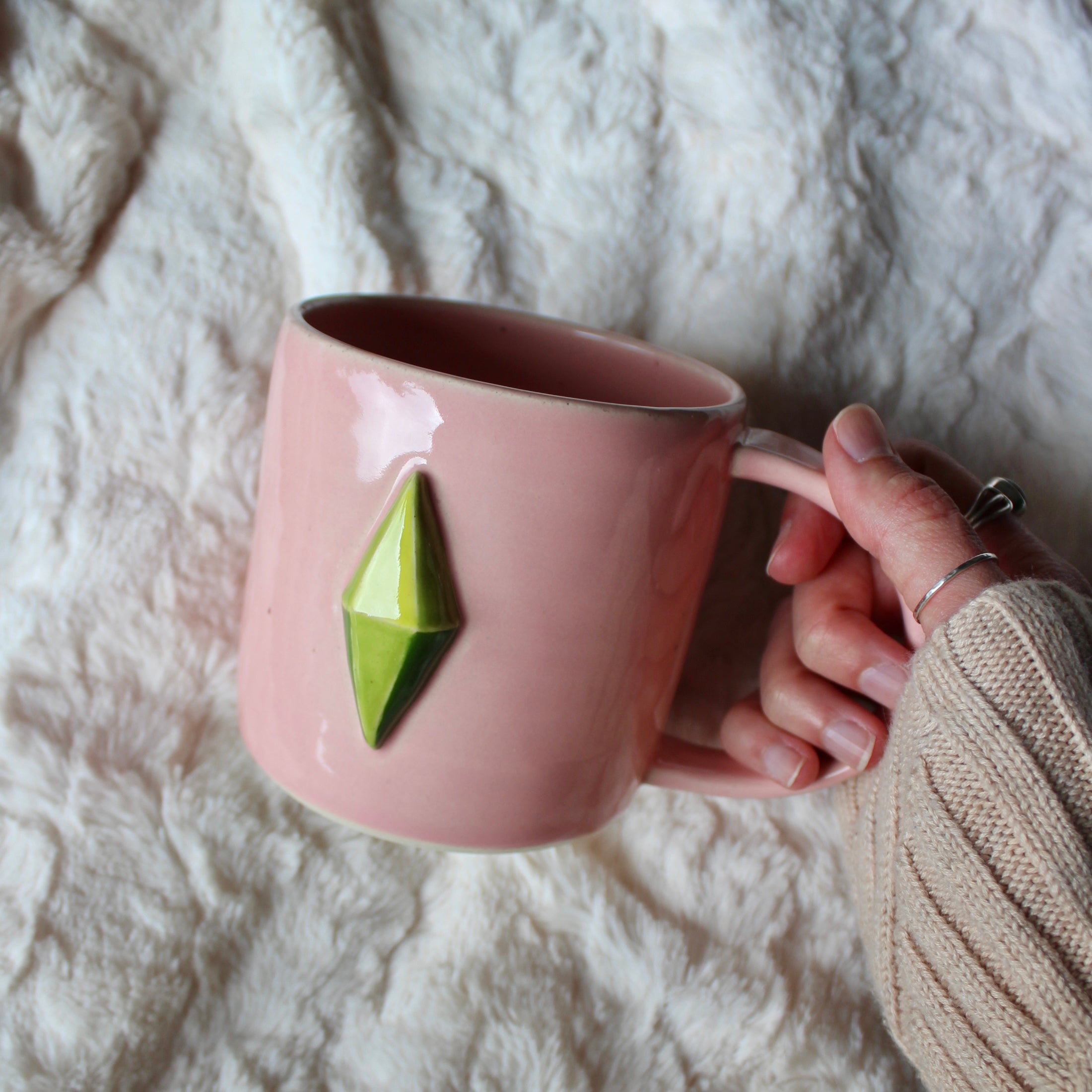 Plumbob Mug - Pastel Pink 20oz