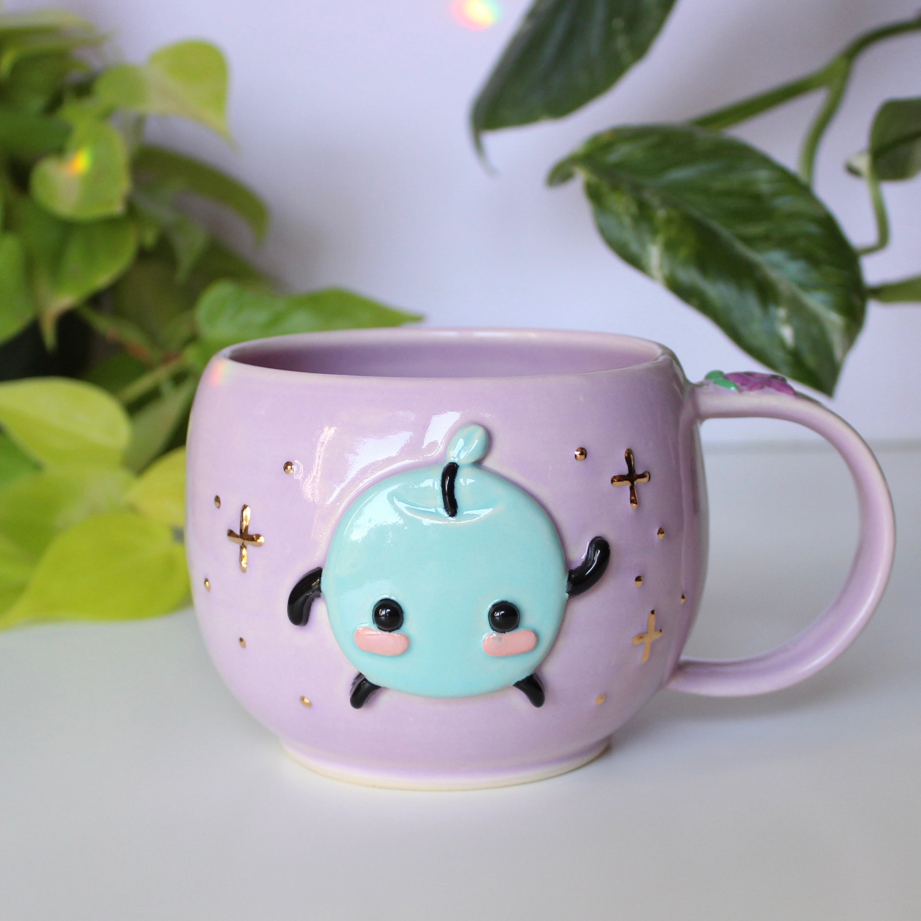 Junimo Mug - 17oz Purple & Sky Blue - Second