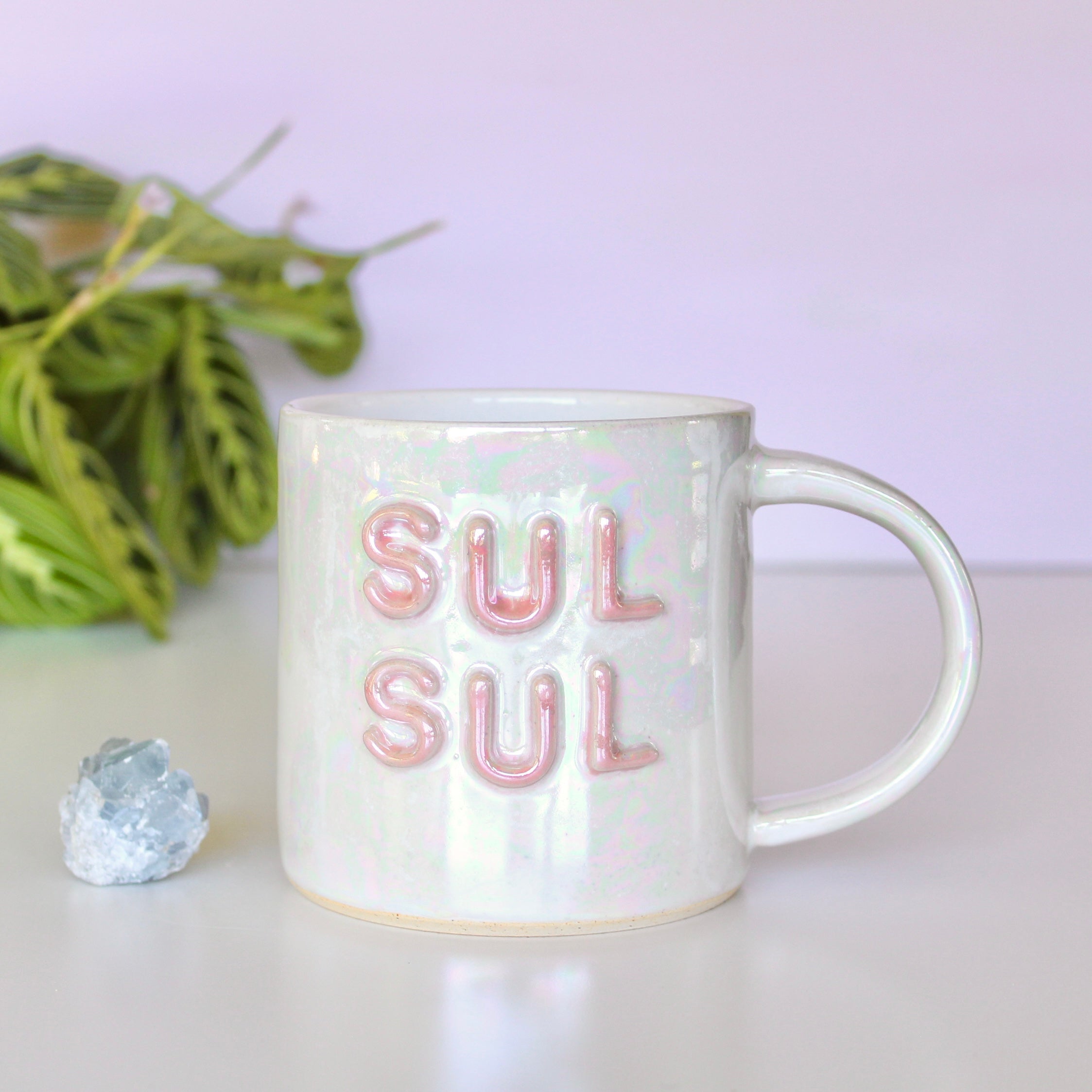 Preorder - Sul Sul Mug - Pearlescent White