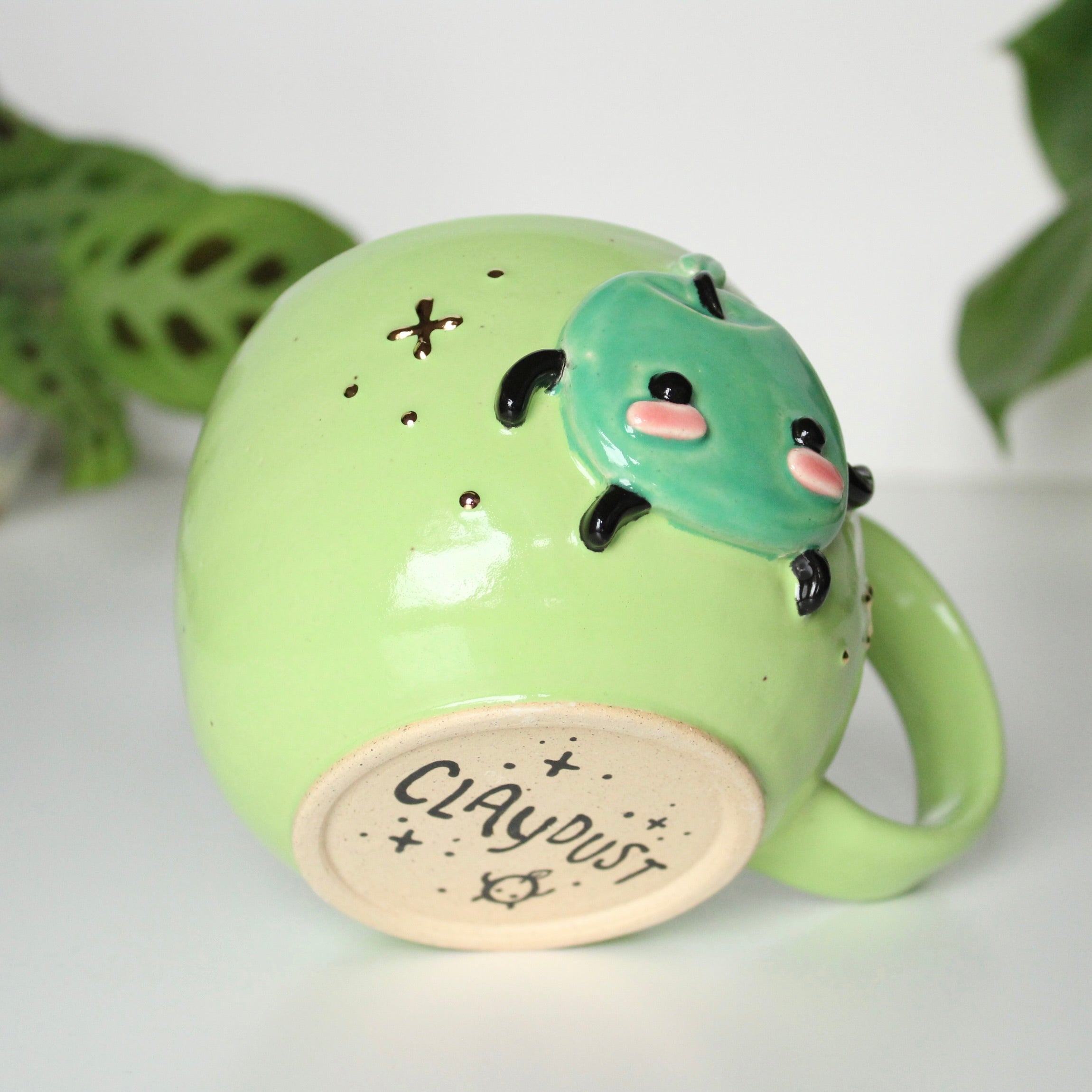 ⭐️PREORDER: Green Junimo - Green Apple Mug - 18oz