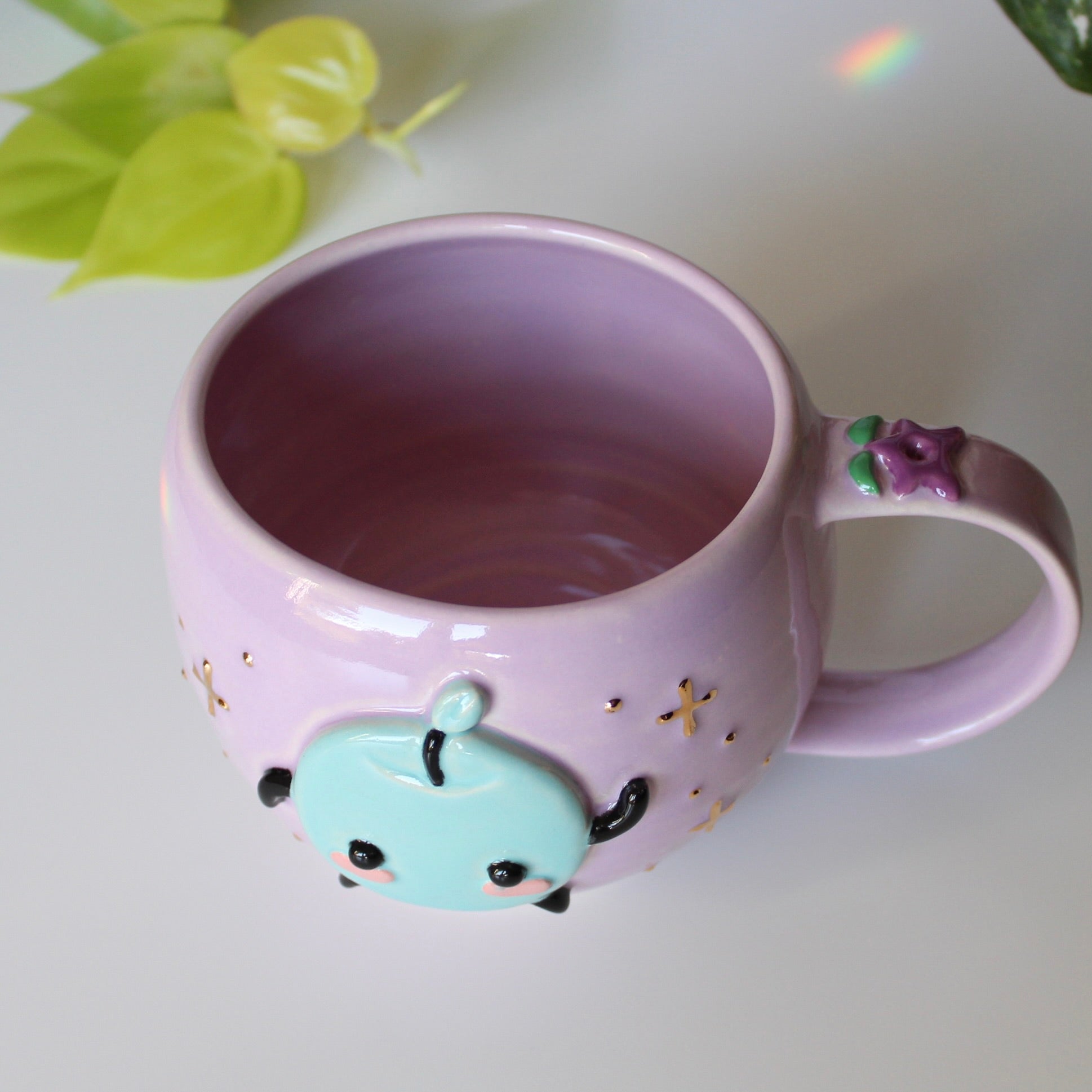 Junimo Mug - 17oz Purple & Sky Blue - Second