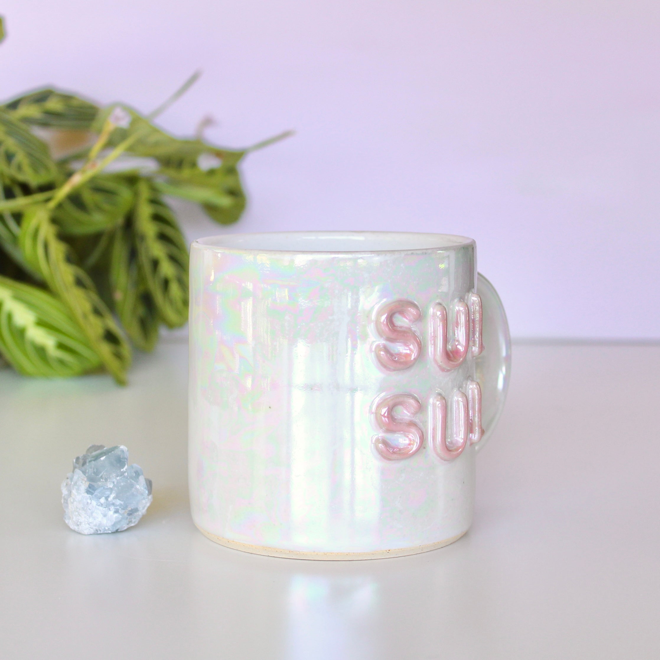 Preorder - Sul Sul Mug - Pearlescent White