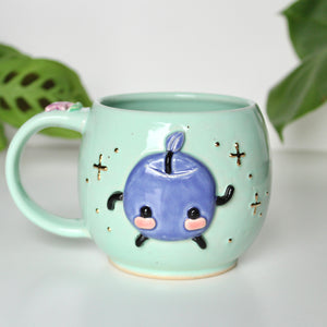 ⭐️PREORDER: Deep Blue Junimo - Sky Blue Mug - 18oz