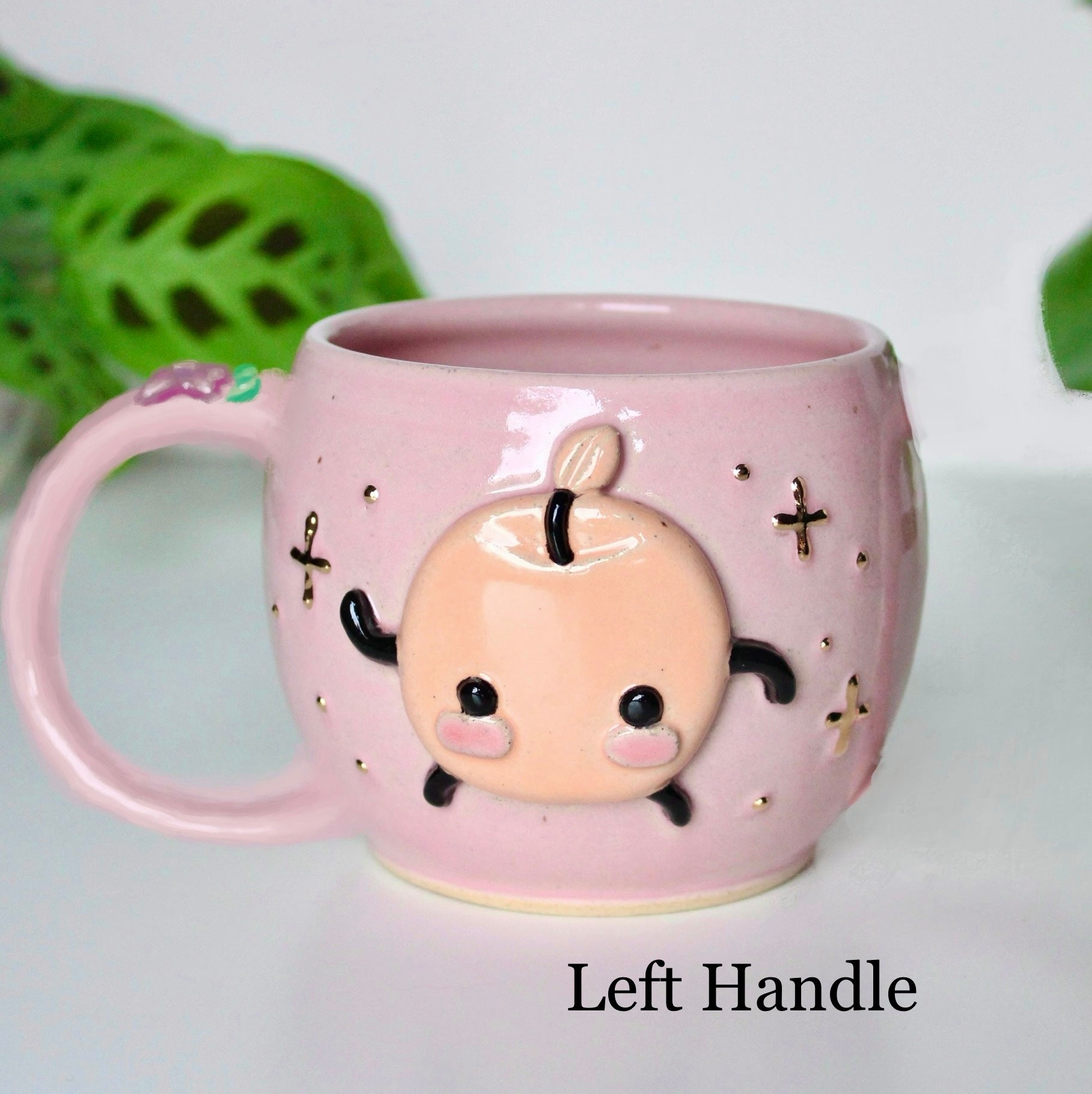 ⭐️PREORDER: Peach Junimo - Pastel Pink Mug - 18oz