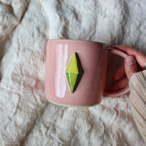 Plumbob Mug - Pastel Pink 20oz