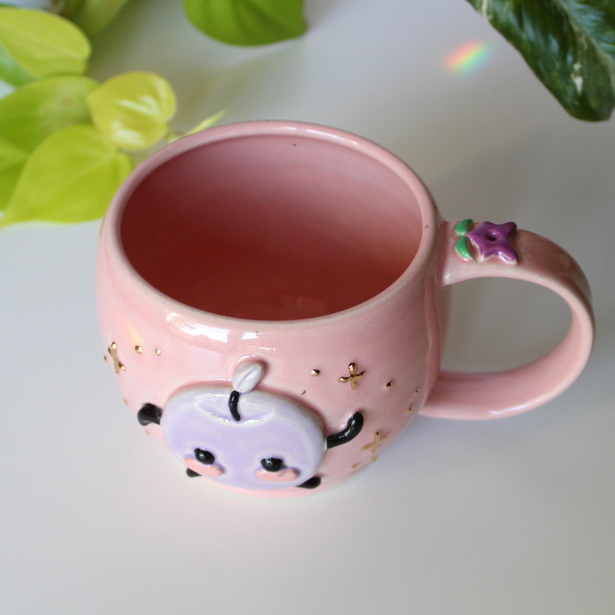 Junimo Mug - 17oz Pink & Lilac Purple - Second